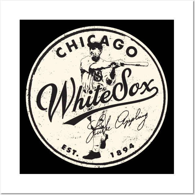 Chicago White Sox Luke Appling by Buck Tee Originals Wall Art by Buck Tee